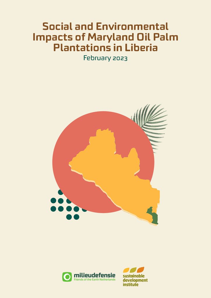 Voorbeeld van de eerste pagina van publicatie 'Liberian palm oil plantation linked to violence and pollution'