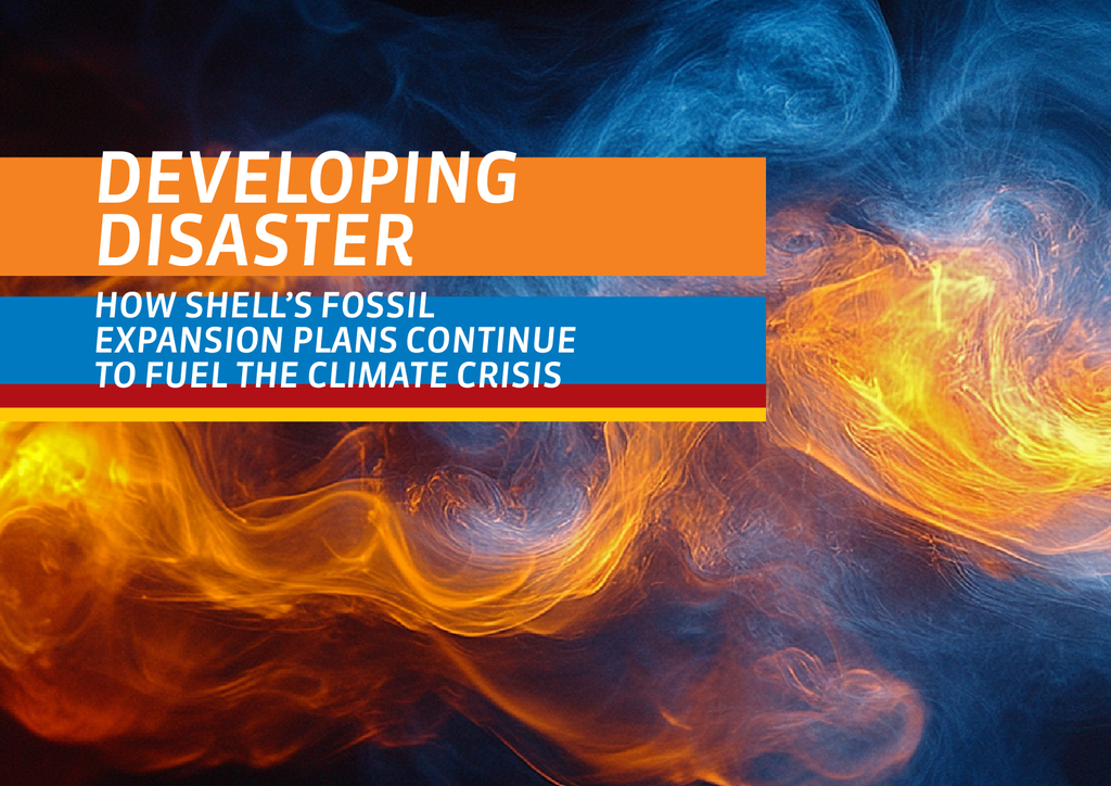 Voorbeeld van de eerste pagina van publicatie 'Research confirms how Shell's oil and gas plans continue to worsen the climate crisis'